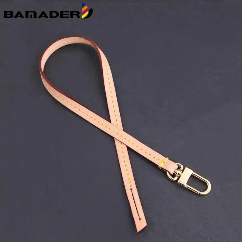 BAMADER 38 5cm Detachable Bag Handle Replacement Bag Strap Genuine Leather Shoulder Strap Bag Part & Accessories Fashion Strap 210305o