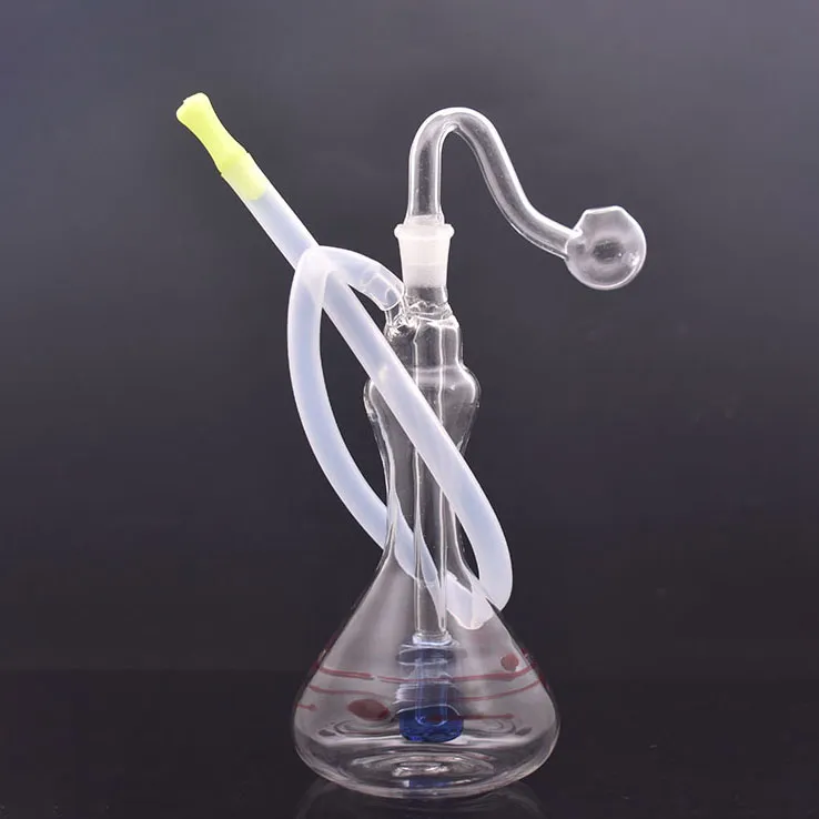 High Quality Bubbler Smoking Water Pipe Thick Beaker Bongs Oil Rigs 10mm Joint Ice Catcher for Smoking with Male Glass Oil Burner Pipe and Hose Factory Price