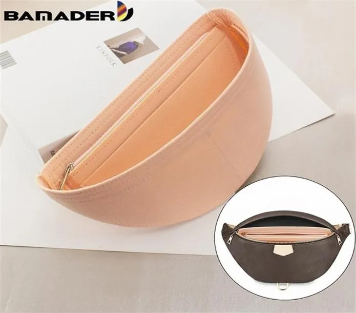 BAMADER Fits For BUMBAG Waist Bag Liner Bag Thicken Felt Cloth Travel Insert Cosmetic Bag Women Makeup Storage Organize Bags 220528887086