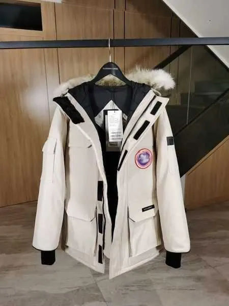Cappotto da uomo di design piumino d'oca invernale da donna inviato per superare il frangivento moda casual caldo freddo antartico 5O1W4
