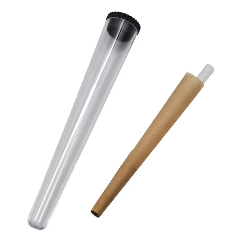 cigarette storage tube Wholesale Pre Roll Tubes 115mm Plastic Cone Vial ... From Ecigexpress,  $0.13