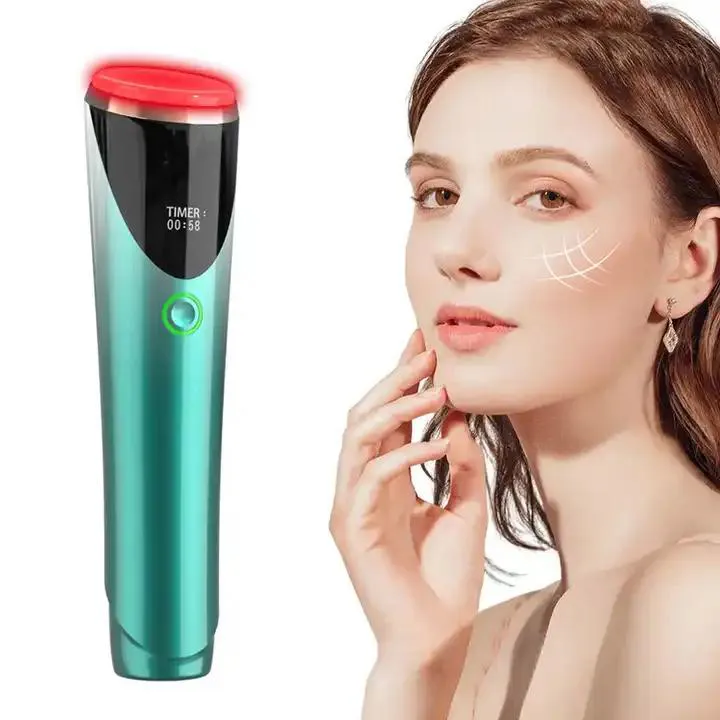 Prix d'usine Masseur pour le visage Anti-rides Thérapie par la lumière rouge Dispositif de soins de la peau Collagène Infrarouge LED Photon Serrage de la peau Machine à lumière LED