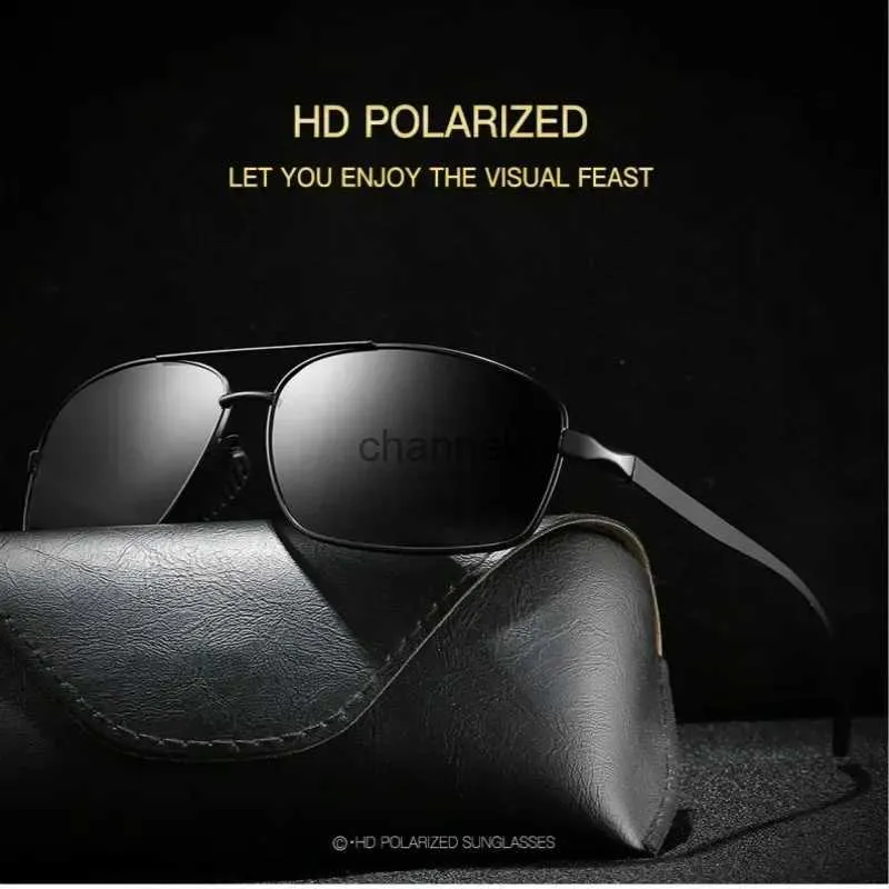 BOOROOT YQ231127 Mens Polarized Rectangle Cheap Polarized Sunglasses With  Aluminum Frame And UV400 Protection From Channelg, $7.51