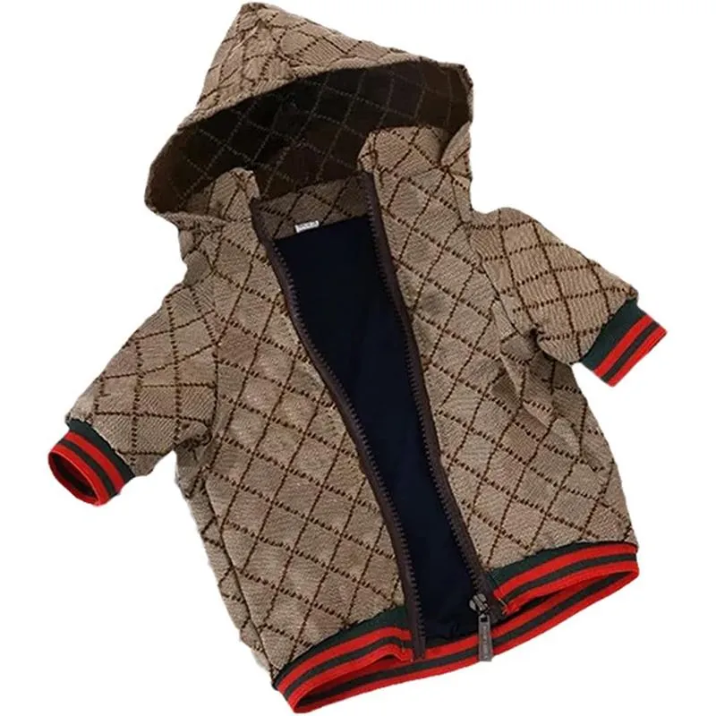 Racks Dog Hoodie Cane Dog Clex Giacca per cani inverno Classic Designer Pet Crood Cook French Bulldog Occiglia