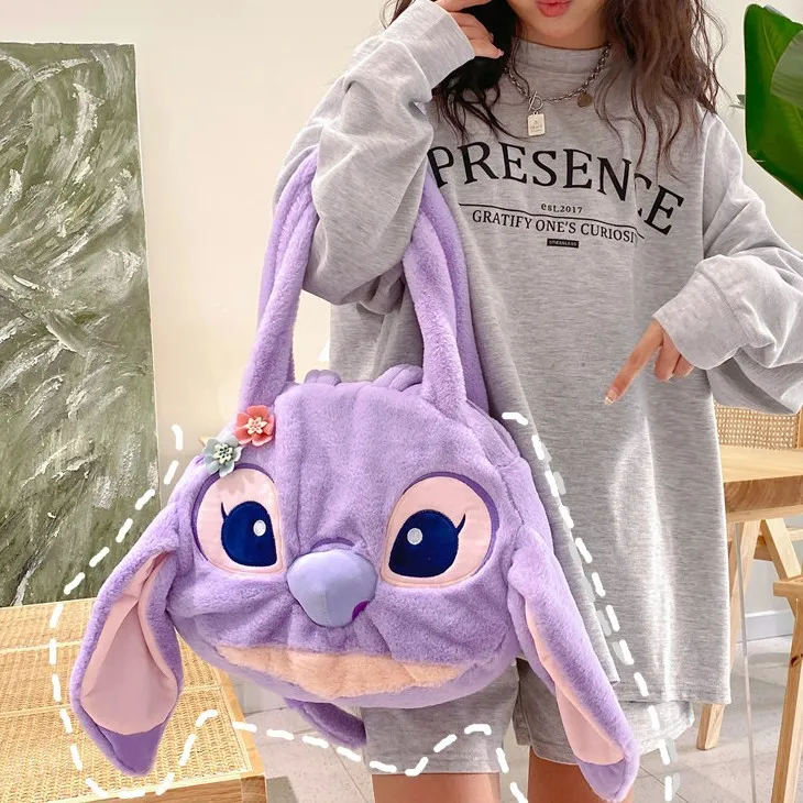 도매 신제품 Lilostitch 플러시 장난감 대용량 1 숄더 가방 학생 여학생 소녀 쇼핑 핸드백