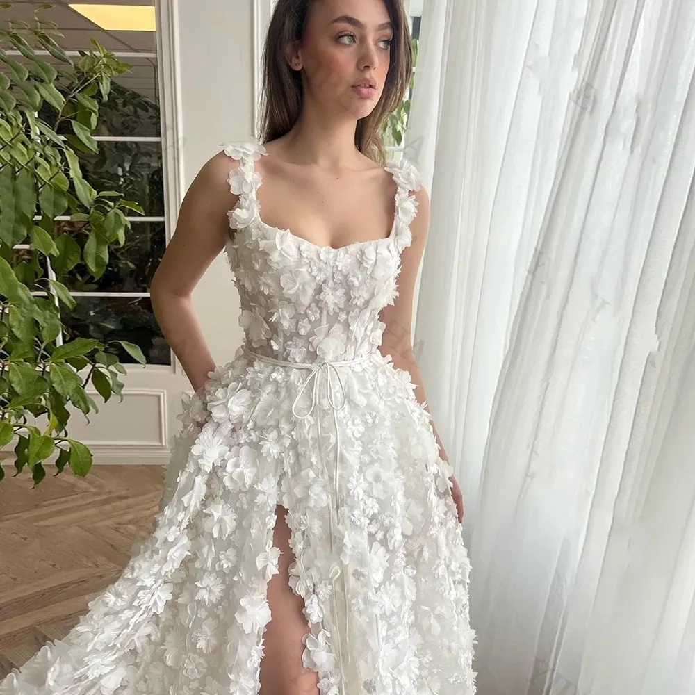 navy blue dress for baby girl Classic White Prom Dress Square Neckline A-Line Lace Appliques Sweep Train  Formal Gown from Dhgate Prom Dresses