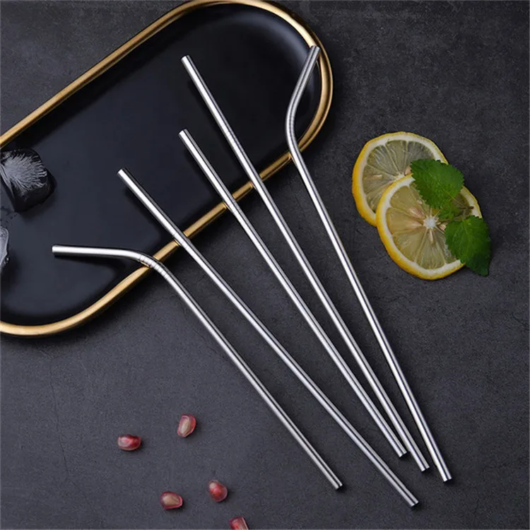 SteelSip Tumbler Straw Set Reusable Metal Straws For Hot Drinks Fits