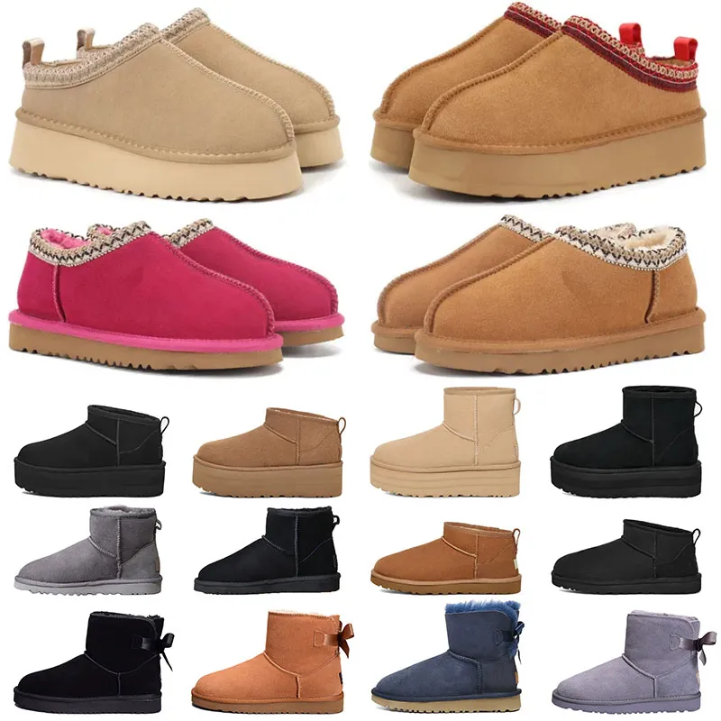 مصمم أحذية أستراليا Slippers ugh tasman tazz uggsoots women platfor