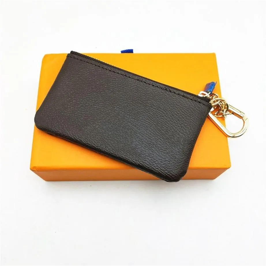 Fashion Paris Style Coin Pouch Classic Men Women Lady Coin Purse Key Wallet Kids Mini Wallets With Box299V