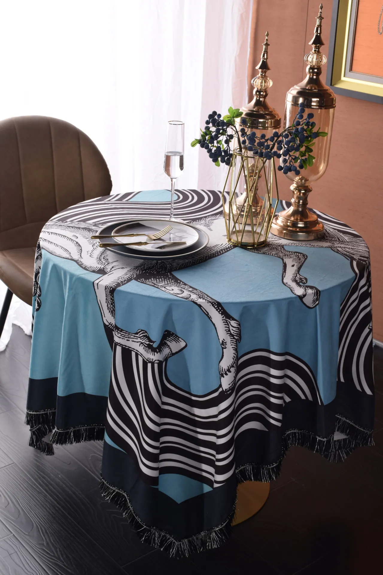 Luxury Water Solúvel em renda com toalha de mesa de mesa Tapete de Natal Casamento Europeu Móveis Decorativos Toel de mesa Hotel