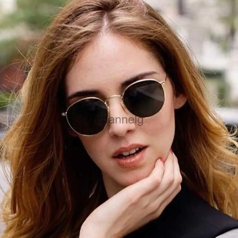 MIZHO Retro Metal Round Round Frame Sunglasses For Men And Women Polarized  Designer Small Face Hip Hop Mirror Glasses YQ231127 From Channelg, $7.51