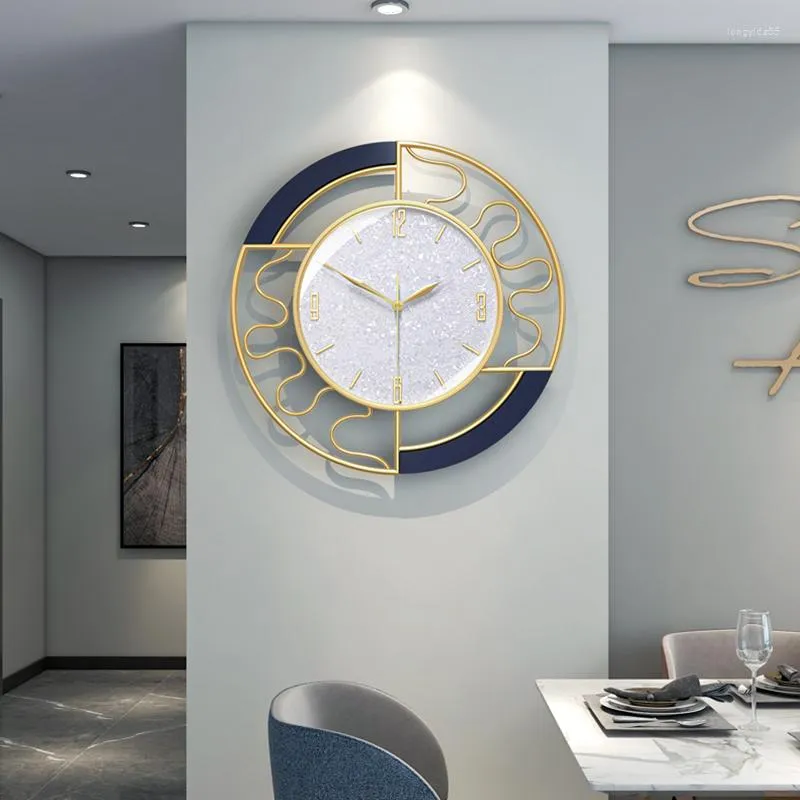 Wanduhren Luxus Stille Uhr Modernes Design Dekorative Kreative Digitale Wohnzimmerdekoration Duvar Saati Wandbild