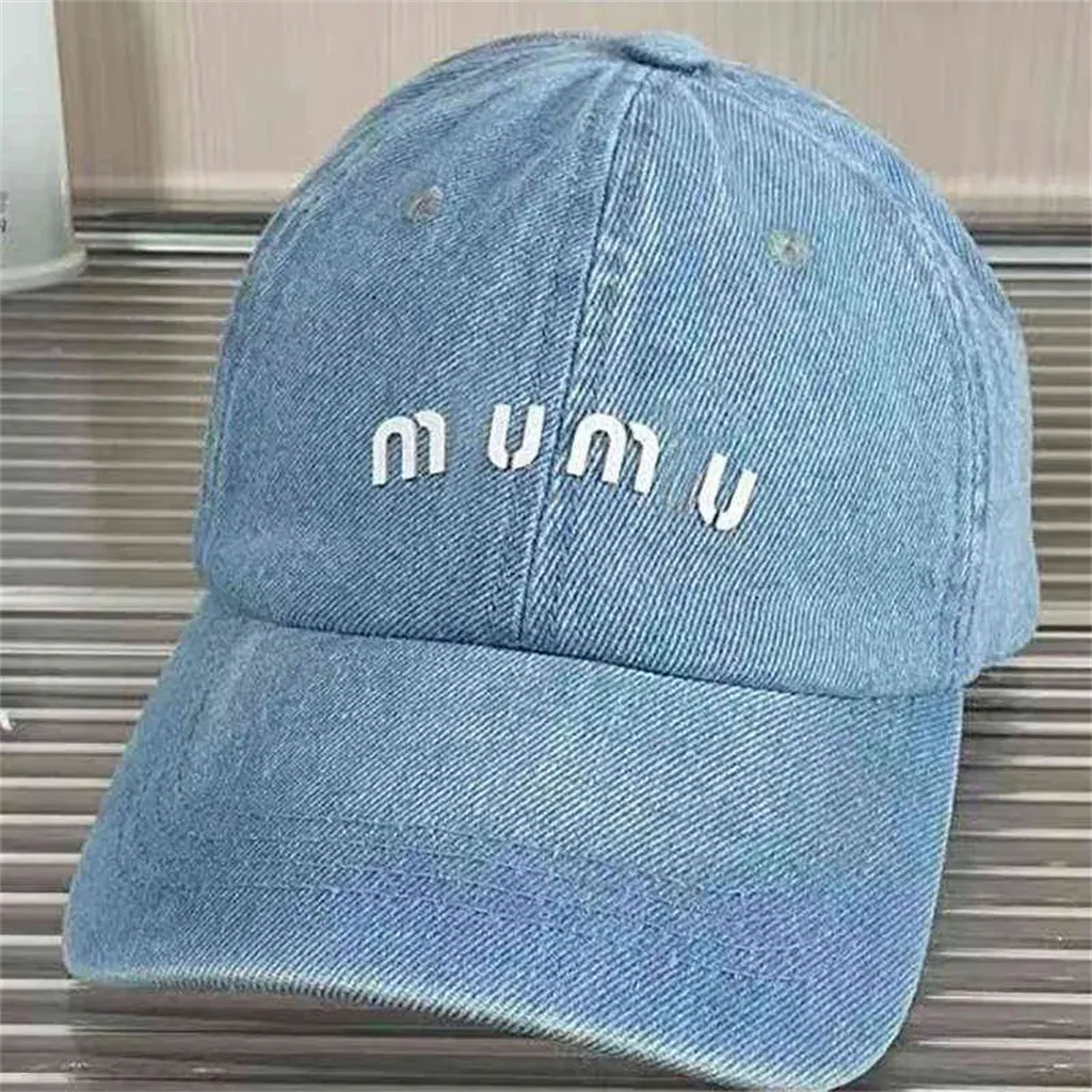 Denim Baseball Cap Women Hip Hop Briefe Caps für Damen Männer im Freien Sommer Visor Herbst Casual Snapback Sun Hut Gorras MM