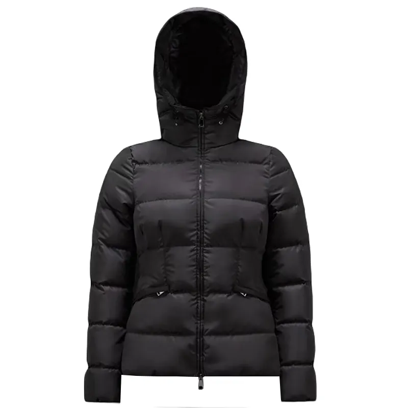 2023 Nuove donne con cappuccio invernale con la giacca in giacca di moda Disprezzatore per la giacca puffer del braccio giù per il cappotto caldo casual outdoor taglia 1--4