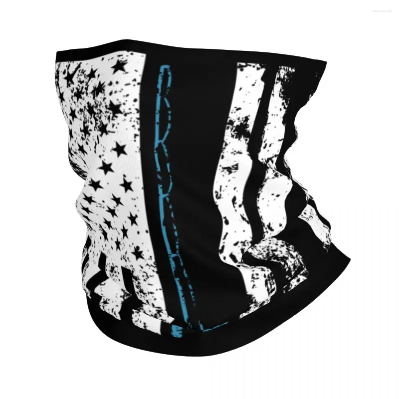 Halsdukar amerikanska flaggfiskestång bandana nacke gaiter tryckt fiskare hav balaclavas mask halsduk multi-use headwear vandring unisex vuxen