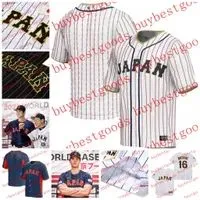 Team Japan 2023 World Baseball Classic WBC 11 Yu Darvish 16 Shohei Ohtani 51 Seiya Suzuki Custom Stitched 14 Roki Sasaki Munetaka Murakami Roki Sasaki