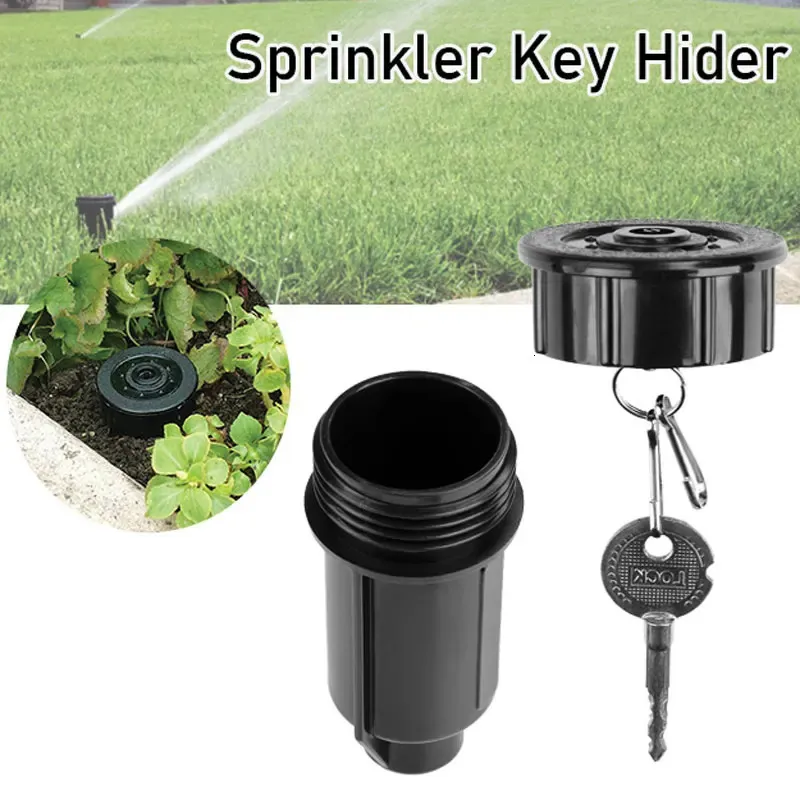 Outros suprimentos de jardim Esconder uma chave Caixa escondida Sprinkler Head Money Safe Outdoor Yard Escondendo Vault Case Impermeável Corrosão Resistente ao Impacto 231128