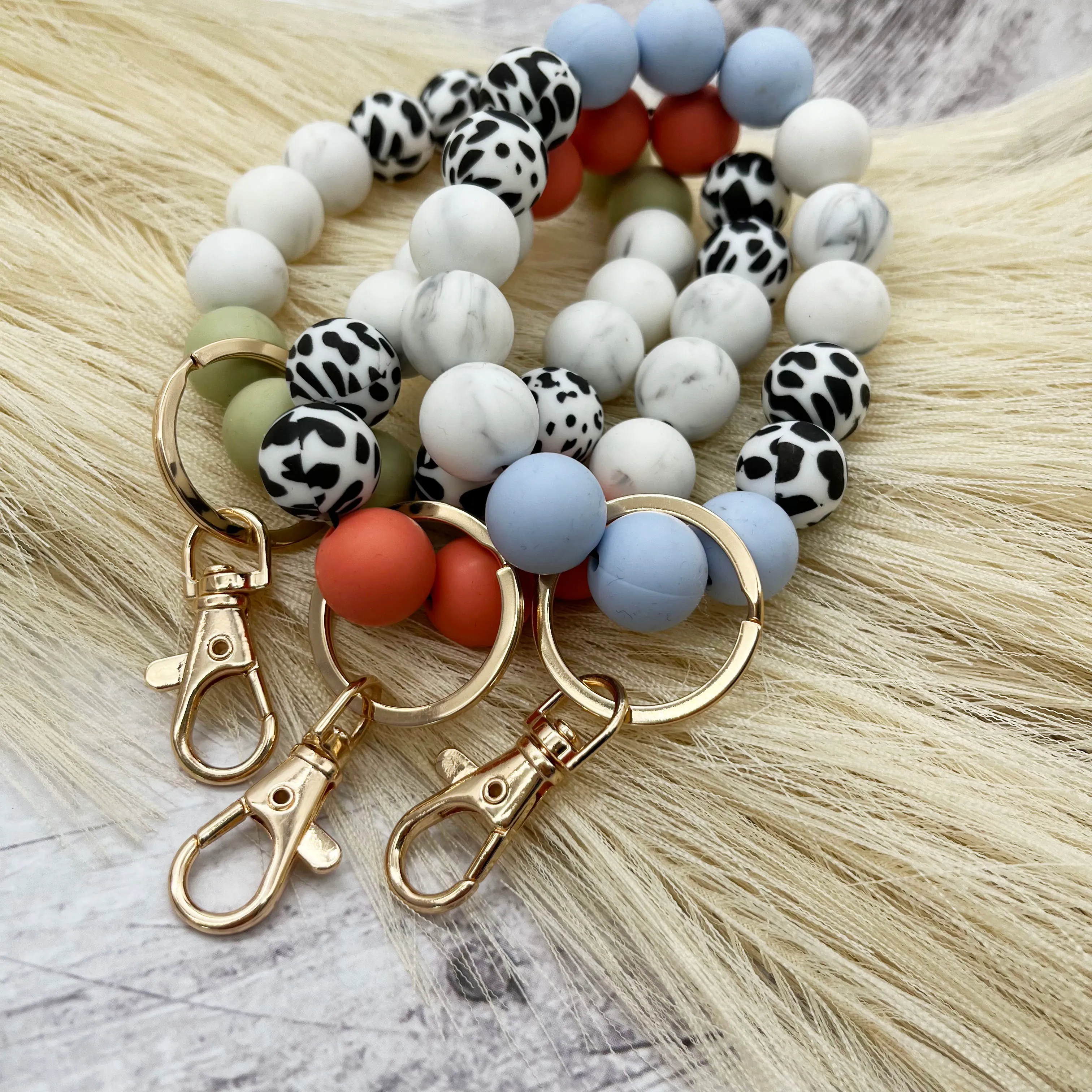 Diy beaded keychain deals