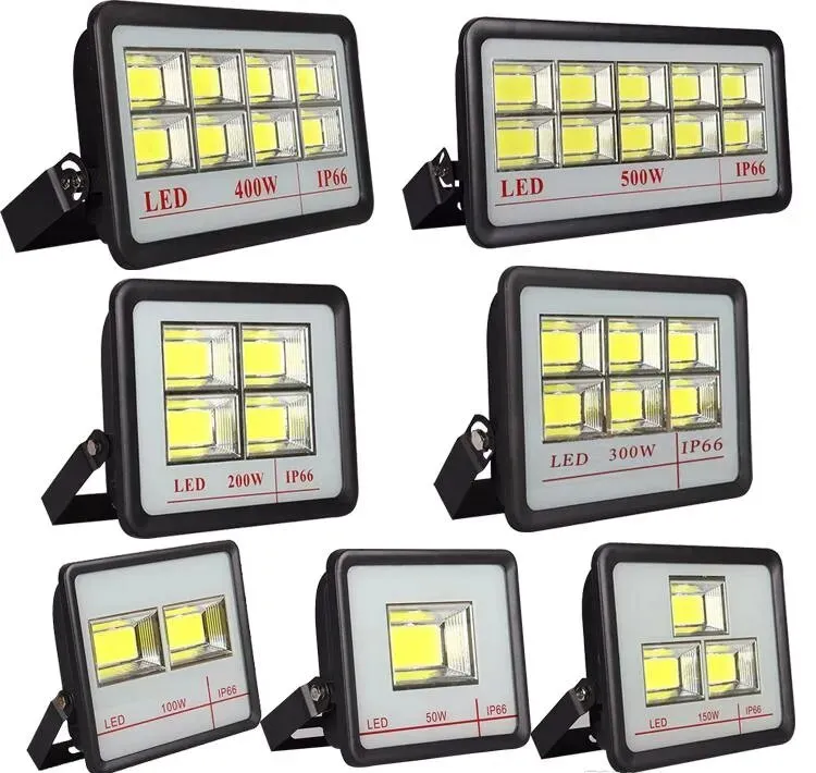 Proyector LED Exterior 20W A 500W – IP66 – Ideal Para Jardín, Fachadas Y Seguridad – Ahorro Energético Clase A