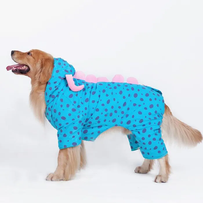 Rompers stor hunddräkt stora hundkläder vinter samoyed husky labrador gyllene retriever alaskan herde hund outfit jumpsuit varm kappa