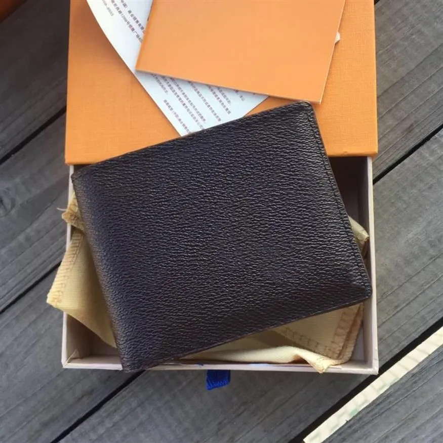 Portefeuilles de luxe en cuir authentiques portefeuilles de créateurs de mode sac à main rétro pour les hommes de cartes classiques porte-monnaie célèbre boîtier d'embrayage h319z