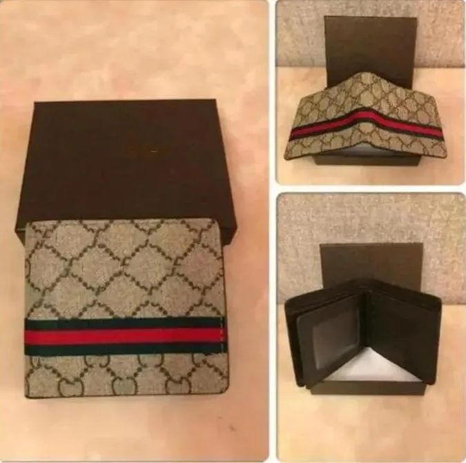 Titolari Designer Parigi stile plaid Portafoglio da uomo di fascia alta Porta carte di credito Portafogli da uomo Portafogli Portafogli con scatola Louise Borsa vutton Borsa a tracolla viuton