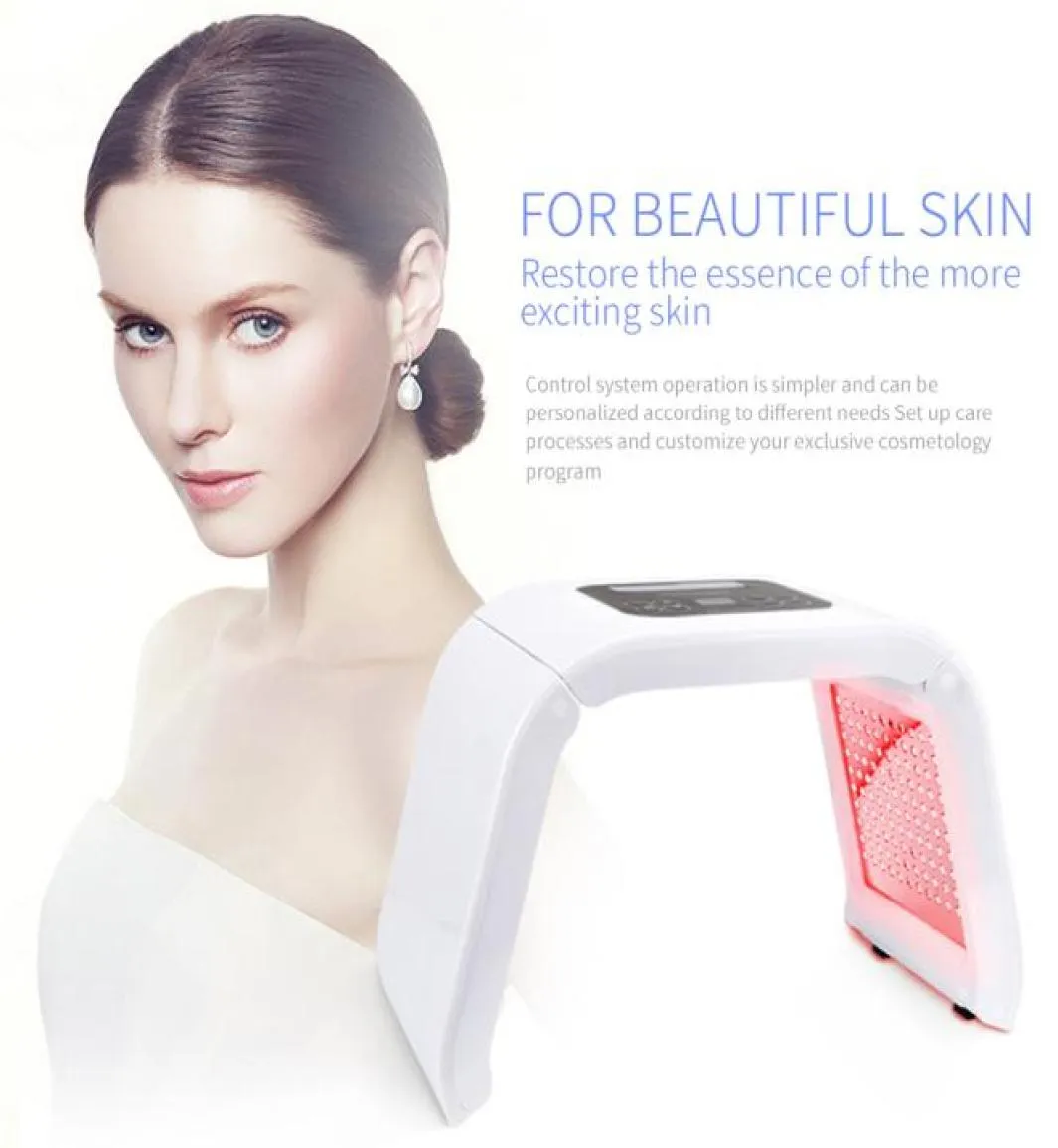 Korea OMEGA 7 colors PDT LED light therapy for skin care pon pdt Wrinkle Removal Beauty Machine6316953