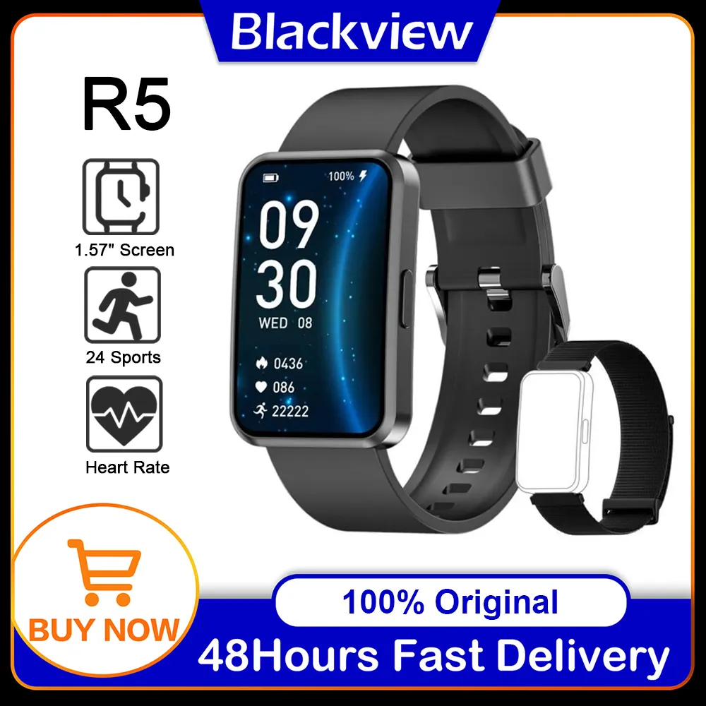 Blackview Smart Watch Heart Rate Blood Oxygen Sleep Tracker for