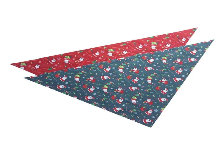 Boże Narodzenie bandana Snowman Pets Trójkąt Trójkąt świąteczne Pets Akcesoria Pet Bandanas dla małych średnich dużych psów14469861357803