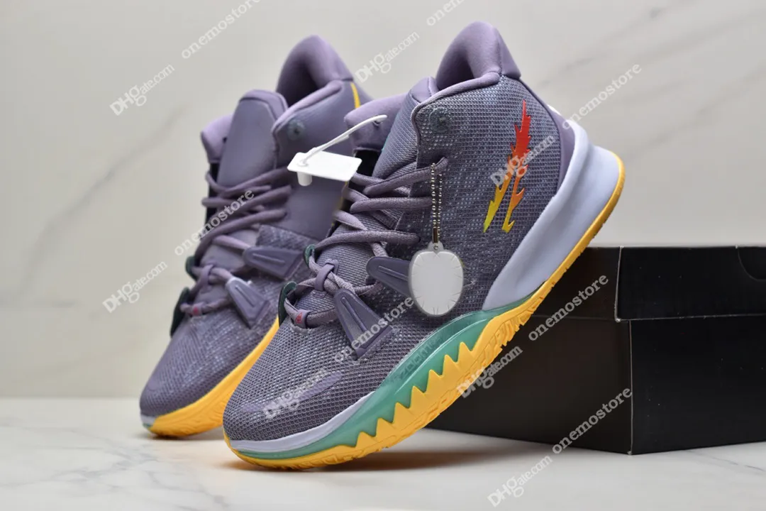 Men s Kyrie 7 Outdoor Basketball Sneakers One World People Chip Copa Grind Comfy Kyrie 7s Sports Shoes