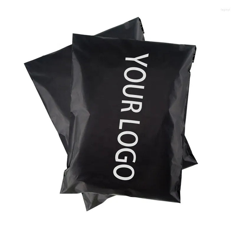 Gift Wrap 100pcs/lot Plastic Mailing Envelope Bags Polyethylene Color Packaging Product Storage Custom Printing Own Logo Brand