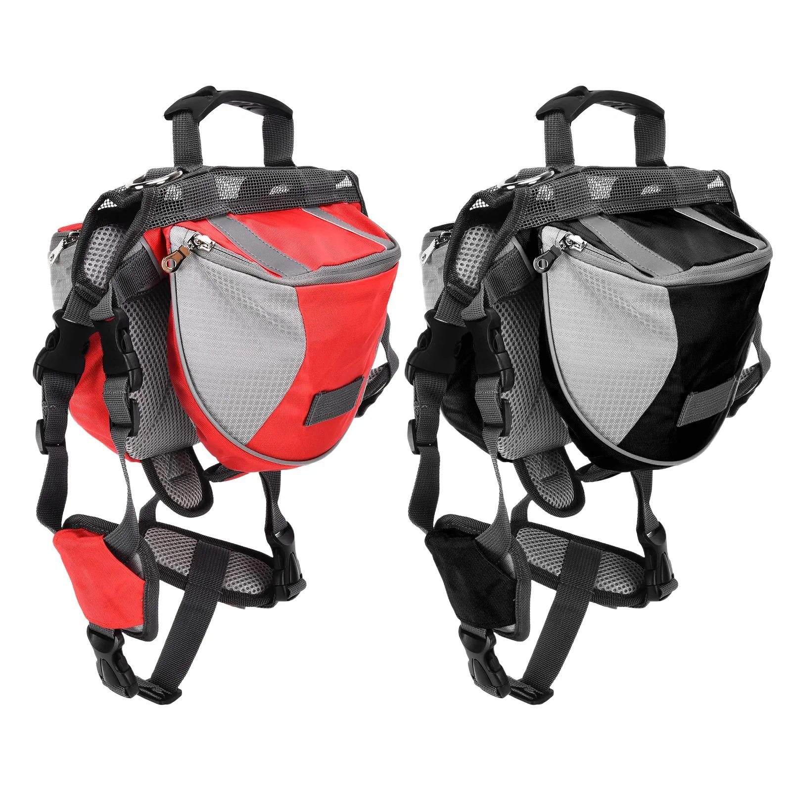 Transportadora hound cão sela mochila ajustável saco de sela do cão à prova dwaterproof água usar bem viagem acampamento caminhadas para cães pequenos médios grandes