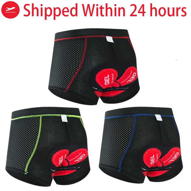 Sous-vêtements de cyclisme Cuissards de cyclisme sous-vêtements de sport collants de compression shorts de vélo gel sous-vêtements hommes et femmes VTT Shorts Riding Bike 230428