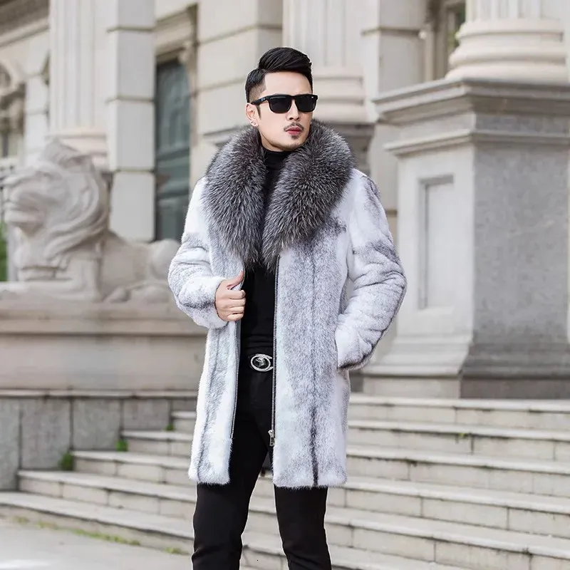 Chunky fur coat deals