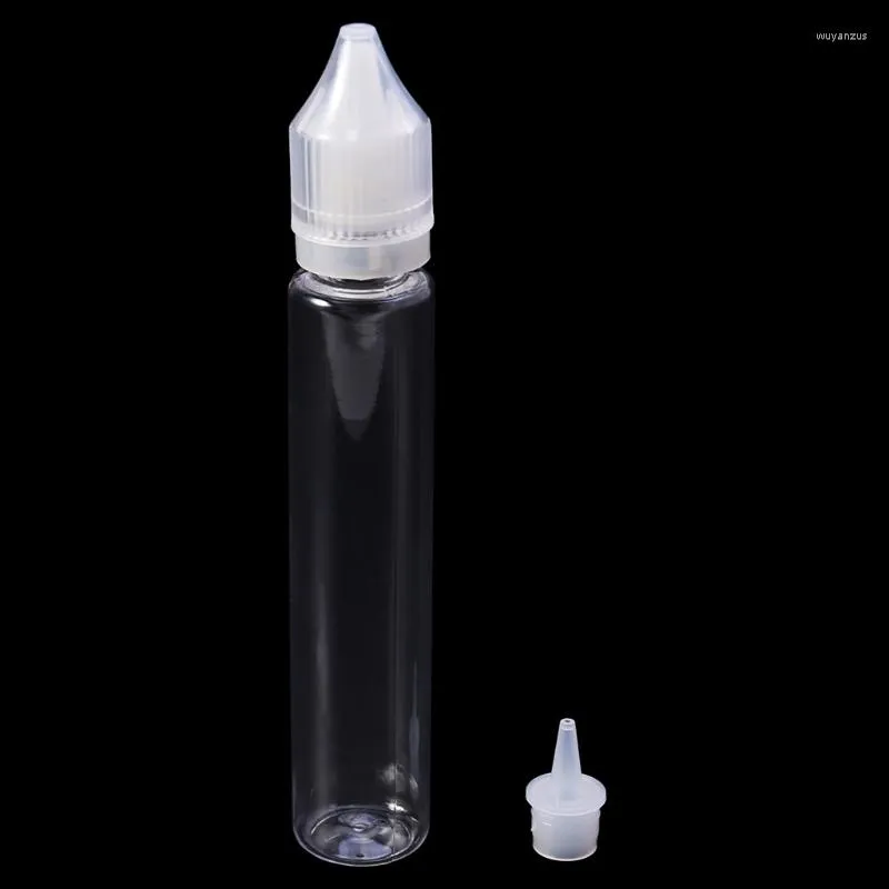 収納ボトルY1QB 10ml-20mlペットプラスチック空の空のドロッパーリキッドアイクリアウォーターボトルロングチップ