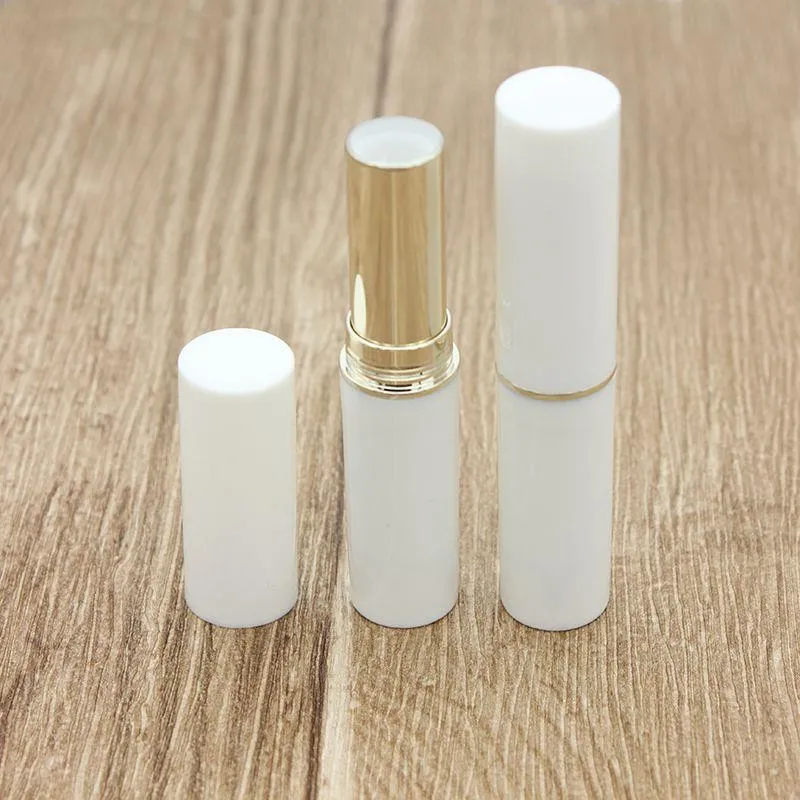 28g Cosmético Vazio Chapstick Garrafa Lip Balm Tubos Recipientes de Batom Caseiro com Tubo Interno de Prata Dourado Agvdw