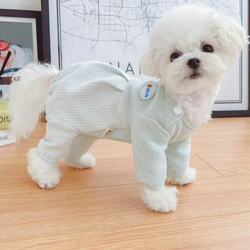 Barboteuses fille chien pyjama combinaison chiot petit chien salopette tenue Chihuahua Yorkshire poméranie maltais Shih Tzu caniche vêtements pour animaux de compagnie