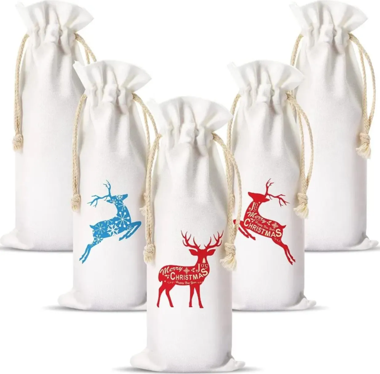 Drawstring wine bottle bag hotsell