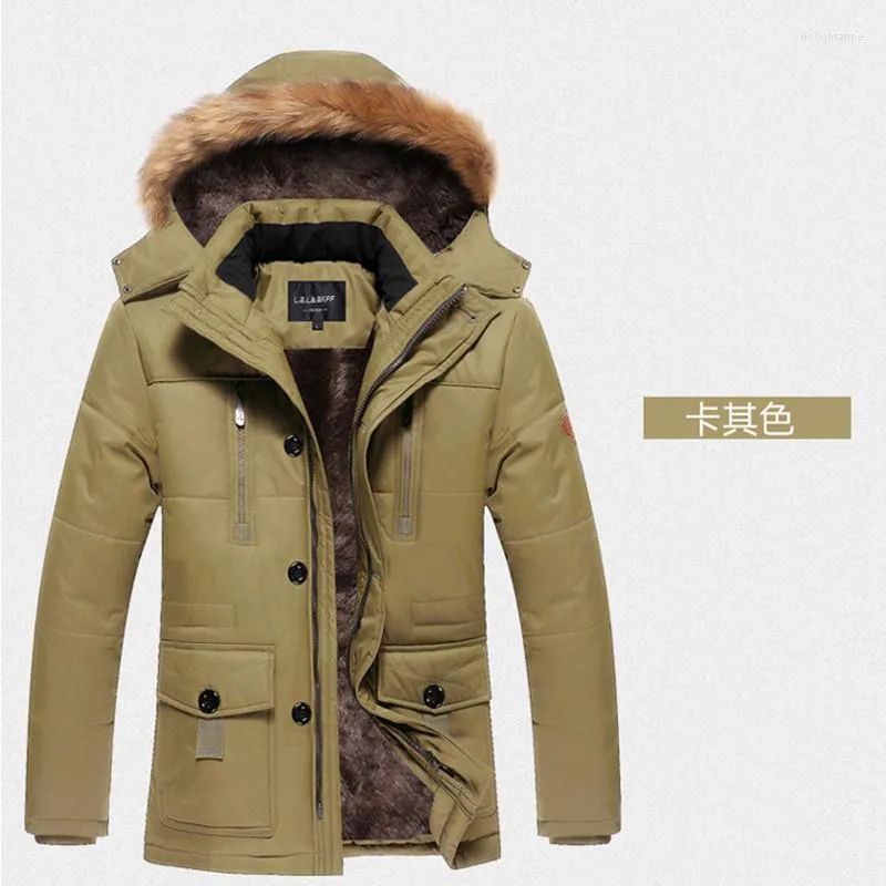 Hommes vers le bas 2023 mode hiver veste hommes vêtements d'extérieur chauds vestes manteaux grande taille à capuche Jaquetas Masculina Inverno Parka 718