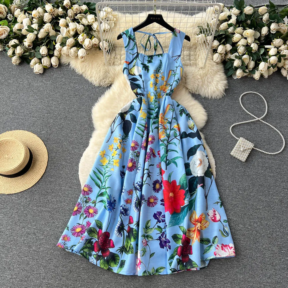 Novedad De Verano, Vestido De Estilo Clásico Romántico Francés Con