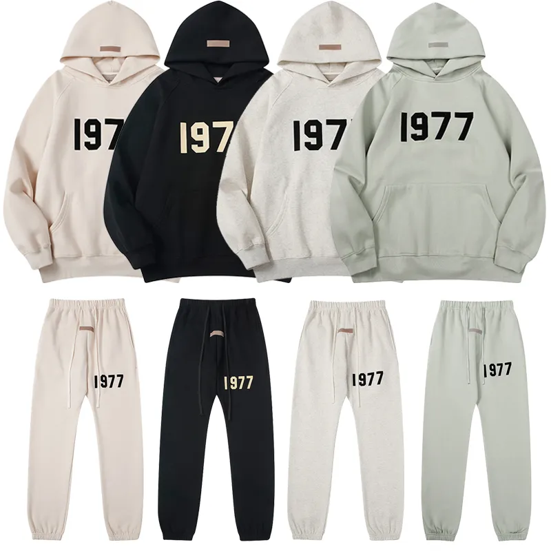 8 kleuren hoodies topkwaliteit FOG Essentials 1977 hoodie heren sweatshirt dames trui hiphop trainingspakken oversized trui warme hoody highend dames hoodie Azië S-XL