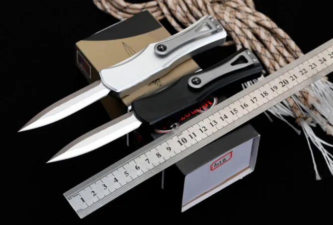 Хороший продукт Micro tech Hera AUTO Knife 3,149 дюйма D2 с двойным лезвием, ручки из авиационного алюминия, тактические боевые ножи для кемпинга на открытом воздухе, самообороны, карманные инструменты EDC