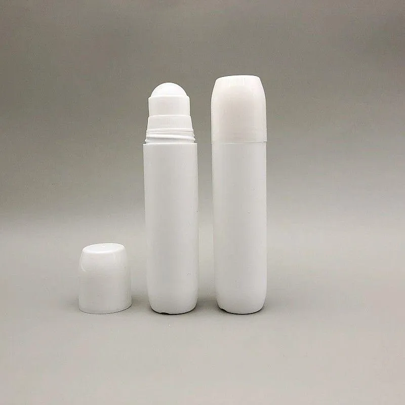 ボトルの100ml空の詰め替え可能なロールプラスチックローラーボトルプラスチックローラーボトル再利用可能な漏れやすいDIY消臭容器Dxowk