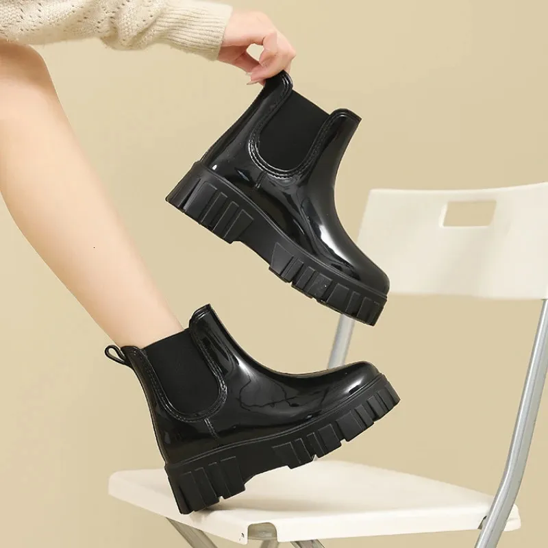 Waterproof Platform Rubber Boots For Women For Women Non Slip