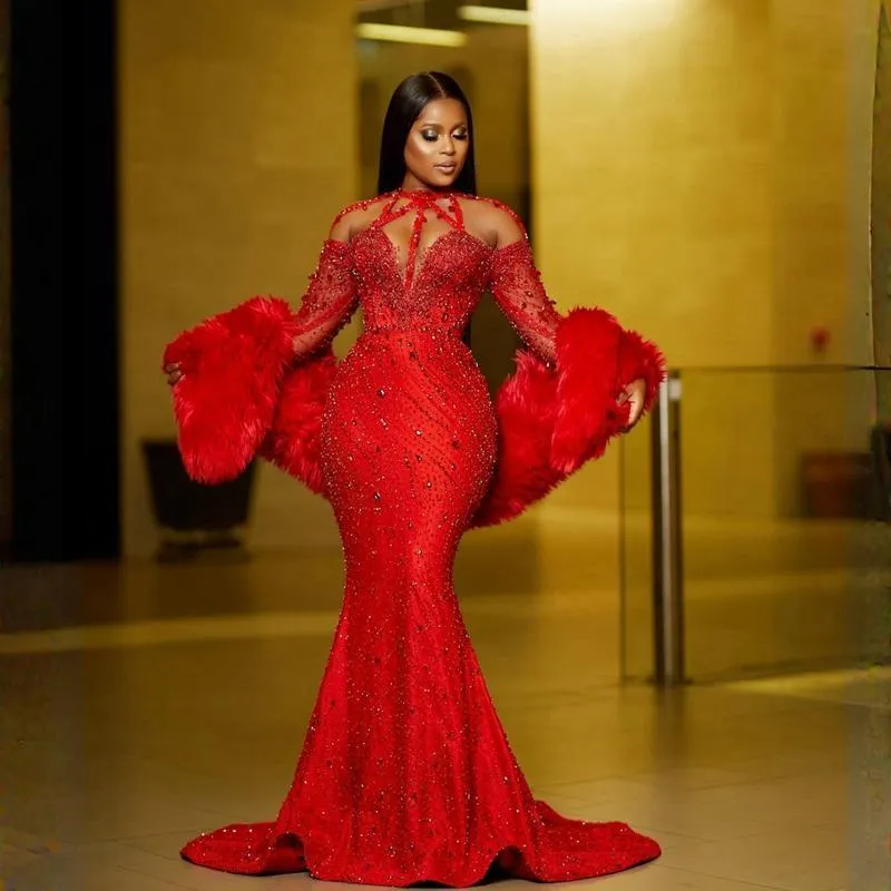 Red Lace Mermaid Evening Dress with Square Neckline and Sweep Train, Tulle  Fabric, Applique Embellishment, Built-in Bra, Empire Waistline, 3/4 Sleeve,  Lace-up Back from Dhgate Prom Dresses - price 804.72
