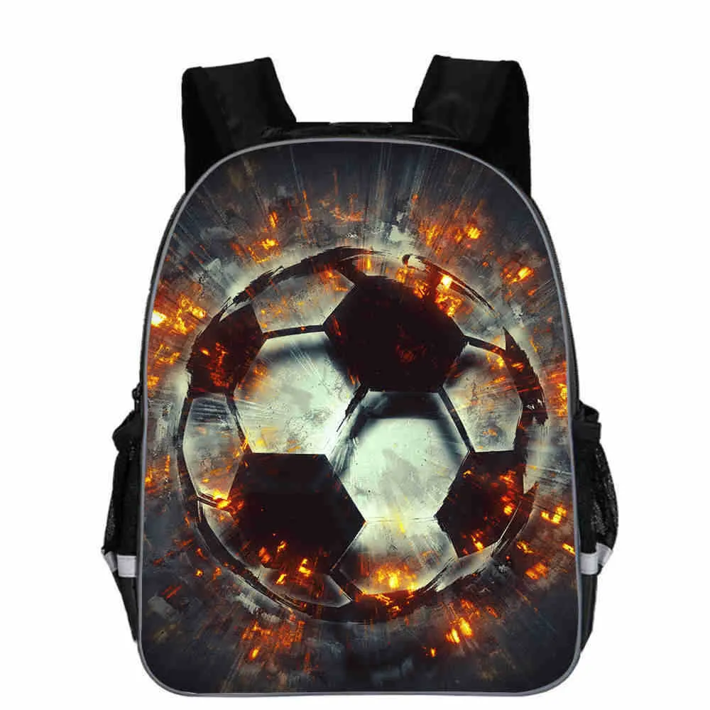Customizable 16 Inch 3D Soccer Backpack For Teen Boys And Girls Youth