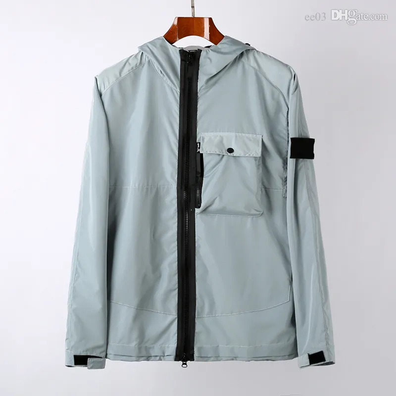 Herrmärke Topstoney Jackets kvalitet Casual Single Pocket broderad Badge Sports Jacket