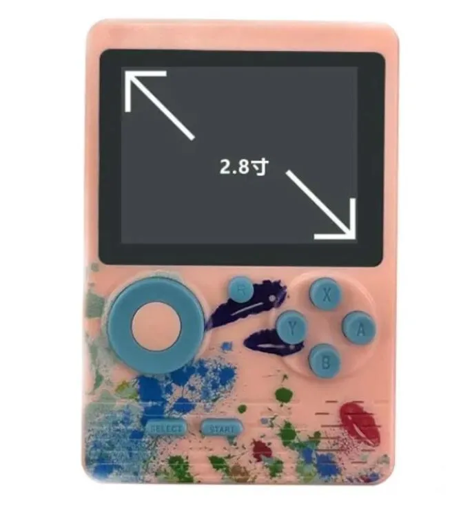 2.8 inch 400 in 1 Mini Draagbare Pocket Retro Game Console Voor Gameboy Enkele Dubbel Handheld TV Video Game Consoles