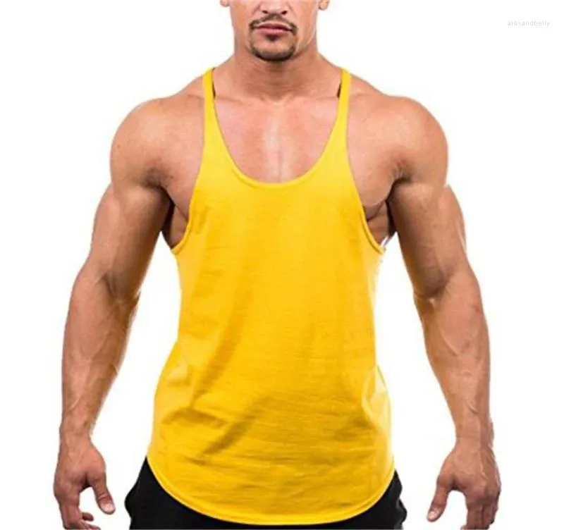 Canotte da uomo Bodybuilding Uomo Y Back Anime Abbigliamento sportivo Canottiere Abbigliamento fitness Canottiere da palestra