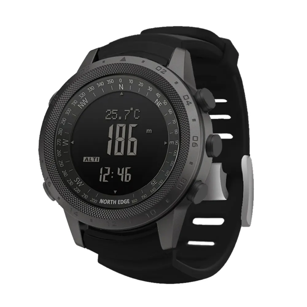 Mäns smart klocka höjdmätare barometer kompass militär armé smartwatch simning löpning klocka vattentät 50m